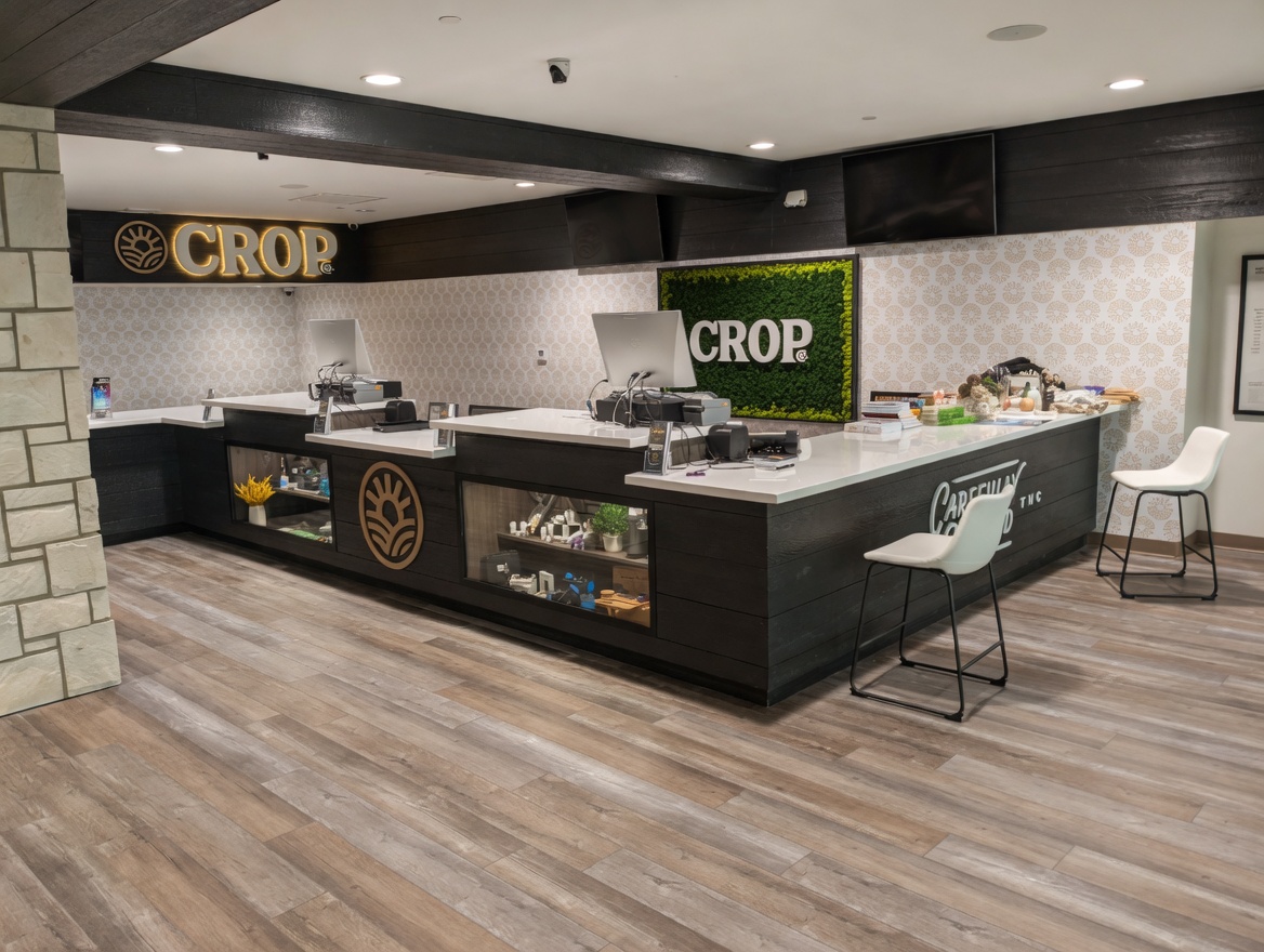 Retail counter installation