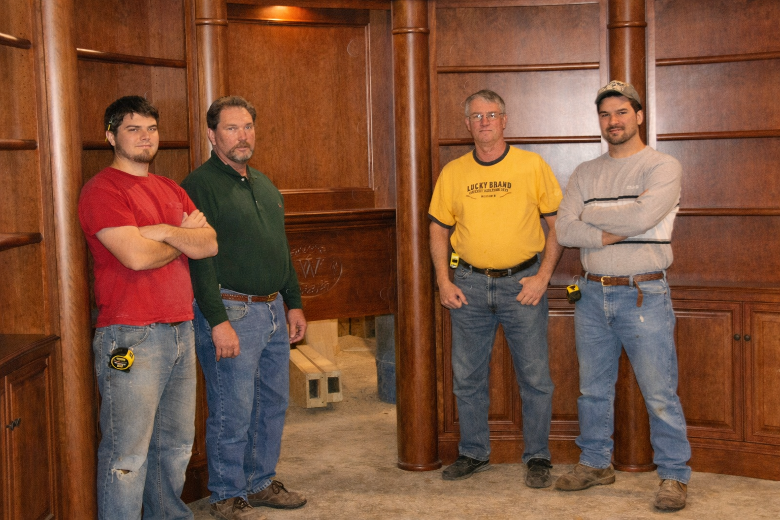 Rogers Custom Millwork crew, early 2000s